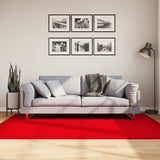 Vidaxl vloerkleed huarte laagpolig zacht wasbaar 140x200 cm rood - afbeelding 1