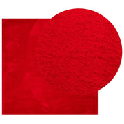 Vidaxl vloerkleed huarte laagpolig zacht wasbaar 240x240 cm rood - afbeelding 3