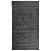 Vidaxl vloerkleed pamplona shaggy hoogpolig modern 60x110 cm antraciet - afbeelding 2