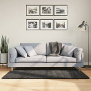 Vidaxl vloerkleed pamplona shaggy hoogpolig modern 80x150 cm antraciet - afbeelding 1