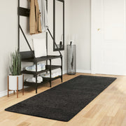 Vidaxl vloerkleed pamplona shaggy hoogpolig modern 80x250 cm antraciet - afbeelding 1