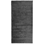 Vidaxl vloerkleed pamplona shaggy hoogpolig 100x200 cm antraciet - afbeelding 2