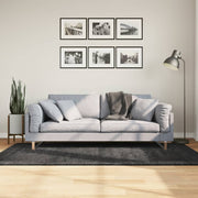 Vidaxl vloerkleed pamplona shaggy hoogpolig 100x200 cm antraciet - afbeelding 1