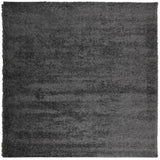 VidaXL Vloerkleed PAMPLONA shaggy hoogpolig 120x120 cm antraciet - afbeelding 2