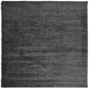 VidaXL Vloerkleed PAMPLONA shaggy hoogpolig 120x120 cm antraciet - afbeelding 2