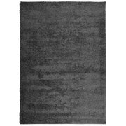 Vidaxl vloerkleed pamplona shaggy hoogpolig 120x170 cm antraciet - afbeelding 2
