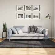 Vidaxl vloerkleed pamplona shaggy hoogpolig 140x200 cm antraciet - afbeelding 1