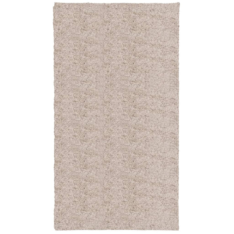 Vidaxl vloerkleed pamplona shaggy hoogpolig modern 60x110 cm beige