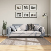 Vidaxl vloerkleed pamplona shaggy hoogpolig modern 160x160 cm beige - afbeelding 1