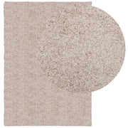Vidaxl vloerkleed pamplona shaggy hoogpolig modern 160x230 cm beige - afbeelding 3