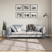 Vidaxl vloerkleed pamplona shaggy hoogpolig modern 200x200 cm beige - afbeelding 1