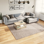 Vidaxl vloerkleed pamplona shaggy hoogpolig modern 240x240 cm beige - afbeelding 1