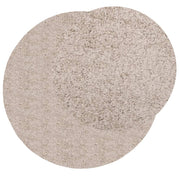 Vidaxl vloerkleed pamplona shaggy hoogpolig modern ø 160 cm beige - afbeelding 3