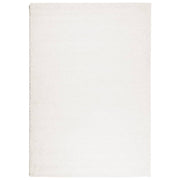Vidaxl vloerkleed pamplona shaggy hoogpolig modern 140x200 cm crème - afbeelding 2