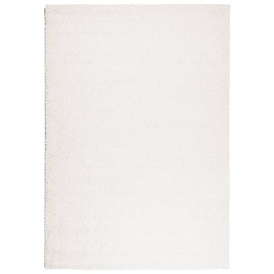 Vidaxl vloerkleed pamplona shaggy hoogpolig modern 140x200 cm crème