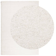 Vidaxl vloerkleed pamplona shaggy hoogpolig modern 140x200 cm crème - afbeelding 3