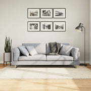 Vidaxl vloerkleed pamplona shaggy hoogpolig modern 140x200 cm crème - afbeelding 1