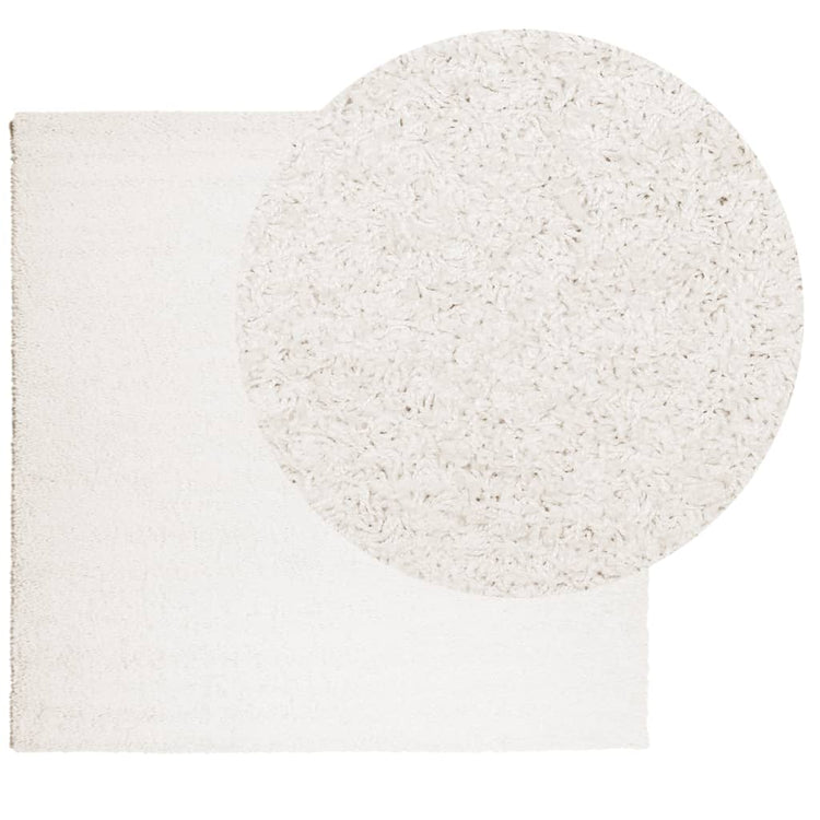 Vidaxl vloerkleed pamplona shaggy hoogpolig modern 200x200 cm crème