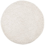 Vidaxl vloerkleed pamplona shaggy hoogpolig modern ø 120 cm crèmekleur - afbeelding 2