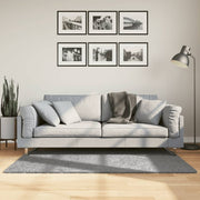 Vidaxl vloerkleed pamplona shaggy hoogpolig modern 80x150 cm grijs - afbeelding 1