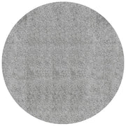 Vidaxl vloerkleed pamplona shaggy hoogpolig modern ø 100 cm grijs - afbeelding 2