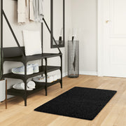 Vidaxl vloerkleed pamplona shaggy hoogpolig modern 60x110 cm zwart - afbeelding 1