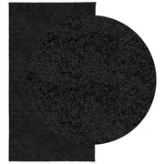 Vidaxl vloerkleed pamplona shaggy hoogpolig modern 80x150 cm zwart - afbeelding 3