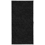 Vidaxl vloerkleed pamplona shaggy hoogpolig modern 100x200 cm zwart - afbeelding 2