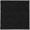Vidaxl vloerkleed pamplona shaggy hoogpolig modern 120x120 cm zwart