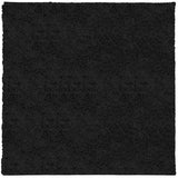 Vidaxl vloerkleed pamplona shaggy hoogpolig modern 120x120 cm zwart - afbeelding 2