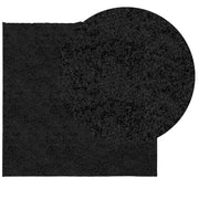 Vidaxl vloerkleed pamplona shaggy hoogpolig modern 120x120 cm zwart - afbeelding 3