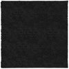 Vidaxl vloerkleed pamplona shaggy hoogpolig modern 160x160 cm zwart