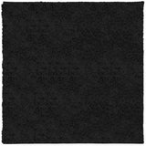 Vidaxl vloerkleed pamplona shaggy hoogpolig modern 160x160 cm zwart - afbeelding 2