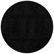 Vidaxl vloerkleed pamplona shaggy hoogpolig modern ø 120 cm zwart - afbeelding 2