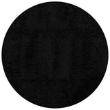 Vidaxl vloerkleed pamplona shaggy hoogpolig modern ø 240 cm zwart - afbeelding 2