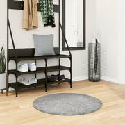 Vidaxl vloerkleed pamplona shaggy hoogpolig modern ø 80 cm groen - afbeelding 1