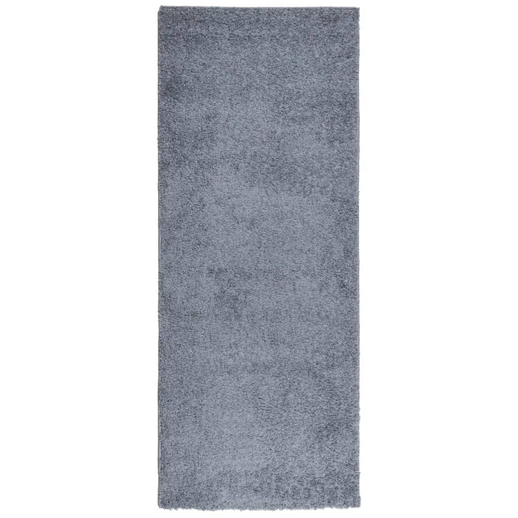 Vidaxl vloerkleed pamplona shaggy hoogpolig modern 80x200 cm blauw