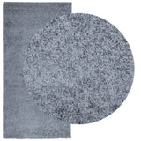 Vidaxl vloerkleed pamplona shaggy hoogpolig modern 100x200 cm blauw - afbeelding 3