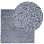 Vidaxl vloerkleed pamplona shaggy hoogpolig modern 120x120 cm blauw - afbeelding 3