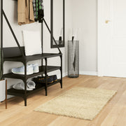 Vidaxl vloerkleed pamplona shaggy hoogpolig modern 60x110 cm goudkleur - afbeelding 1