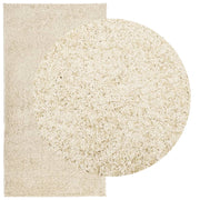 Vidaxl vloerkleed pamplona shaggy hoogpolig modern 80x150 cm goudkleur - afbeelding 3