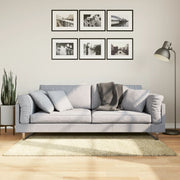Vidaxl vloerkleed pamplona shaggy hoogpolig modern 80x150 cm goudkleur - afbeelding 1