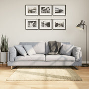 Vidaxl vloerkleed pamplona shaggy hoogpolig modern 120x120 cm goud - afbeelding 1