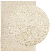 Vidaxl vloerkleed pamplona shaggy hoogpolig modern 120x170 cm goud - afbeelding 3