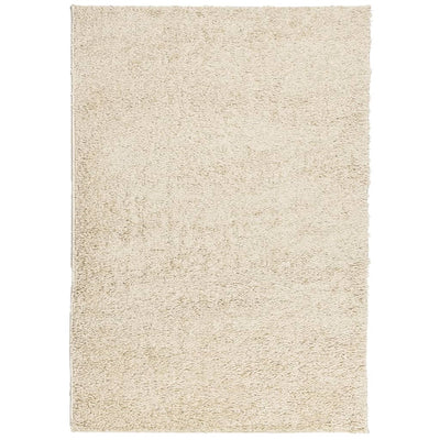 Vidaxl vloerkleed pamplona shaggy hoogpolig modern 140x200 cm goud