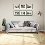Vidaxl vloerkleed pamplona shaggy hoogpolig modern 200x200 cm goud - afbeelding 1