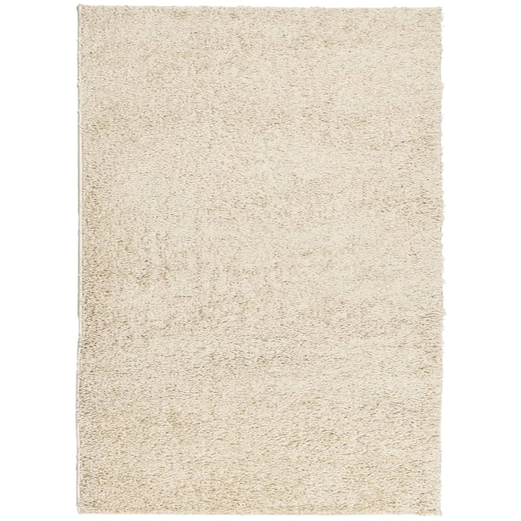 Vidaxl vloerkleed pamplona shaggy hoogpolig modern 200x280 cm goud