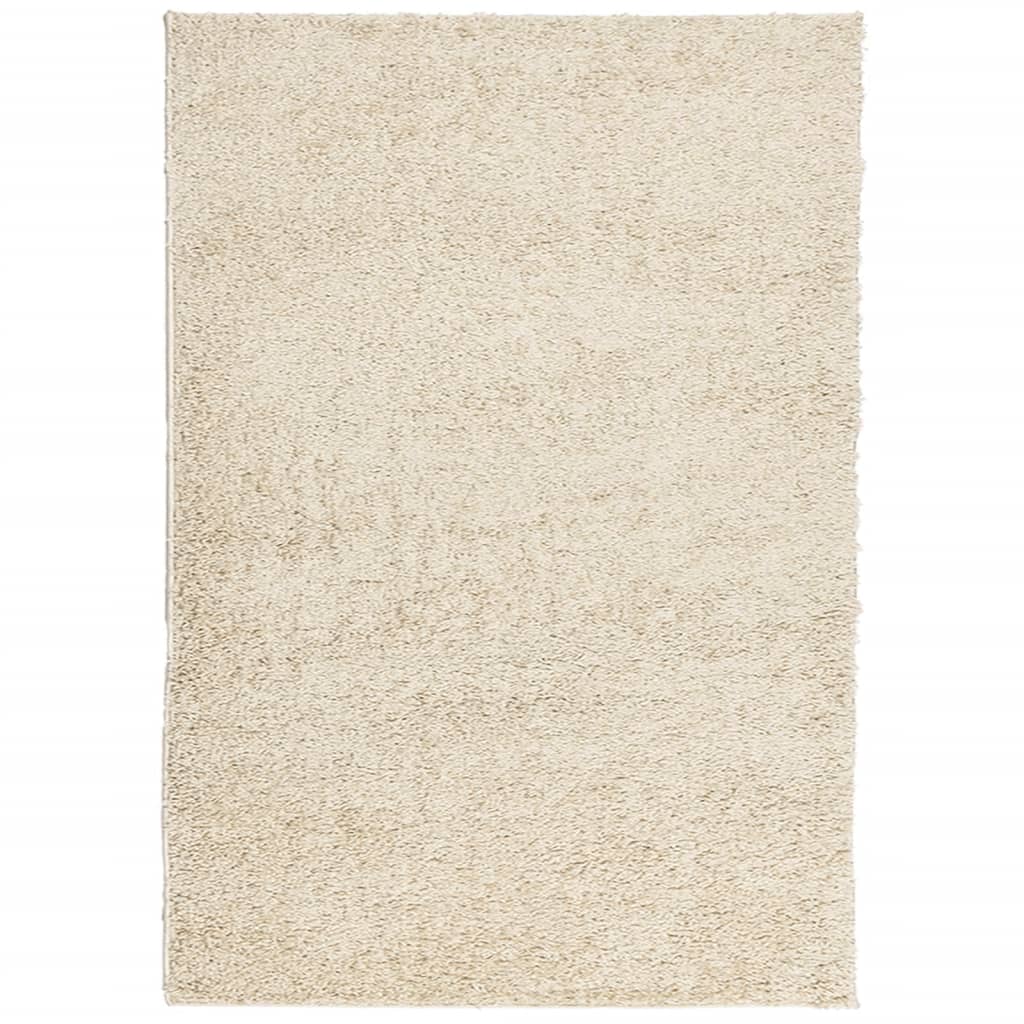 Vidaxl vloerkleed pamplona shaggy hoogpolig modern 240x340 cm goud