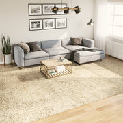 Vidaxl vloerkleed pamplona shaggy hoogpolig modern 300x400 cm goud - afbeelding 1