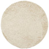 Vidaxl vloerkleed pamplona shaggy hoogpolig modern ø 80 cm goudkleurig